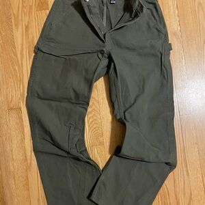 Carhartt Men's Dark Olive Cargo Pants